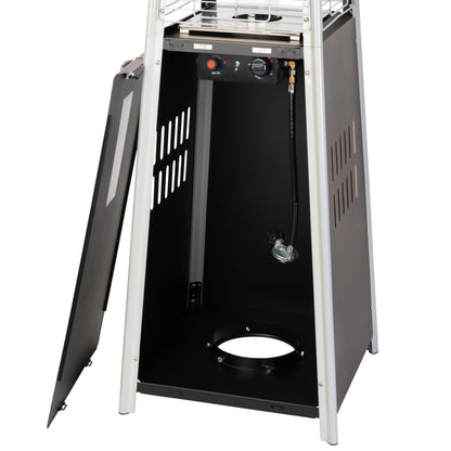 40000 -BTU Brushed Bronze Steel Floorstanding Liquid Propane Patio Heater